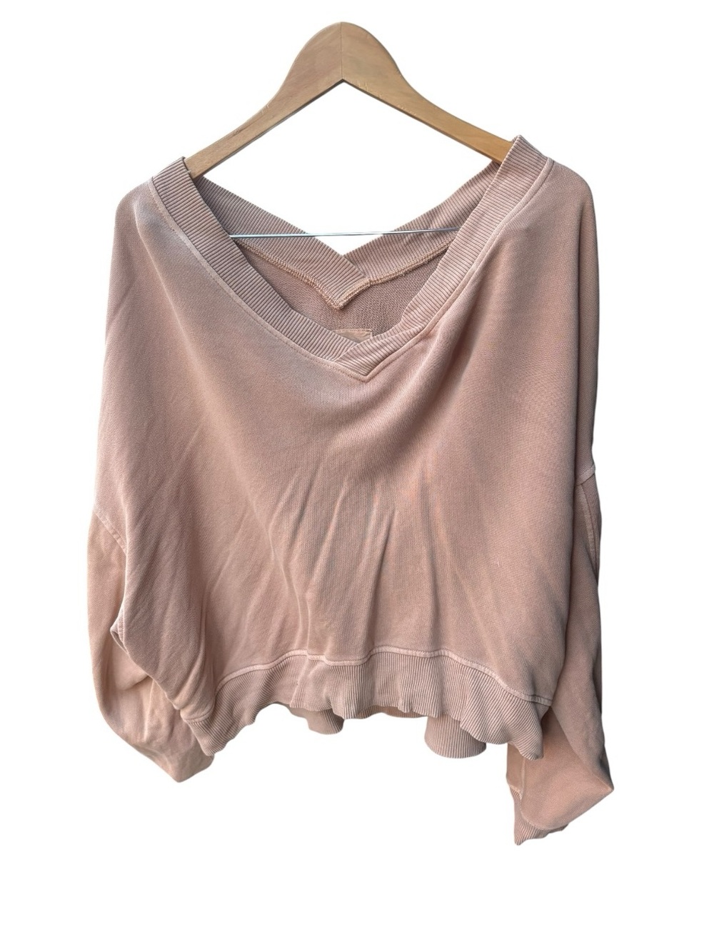 Aerie Women's Oversized V-Neck Pullover Sweater